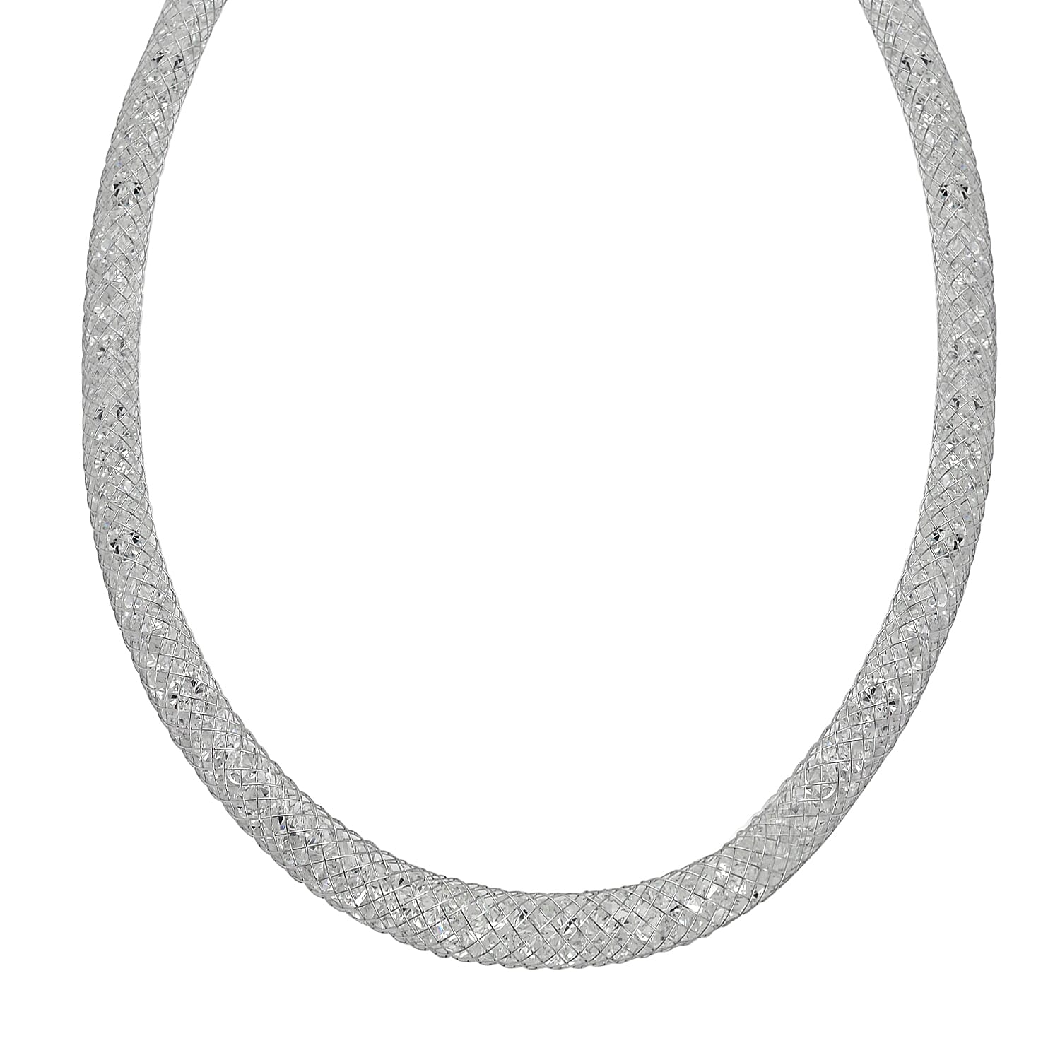 White Austrian Crystal Necklace (Size - 30-2 inch Ext.) 7668868 0