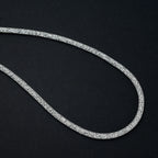 White Austrian Crystal Necklace (Size - 30-2 inch Ext.)