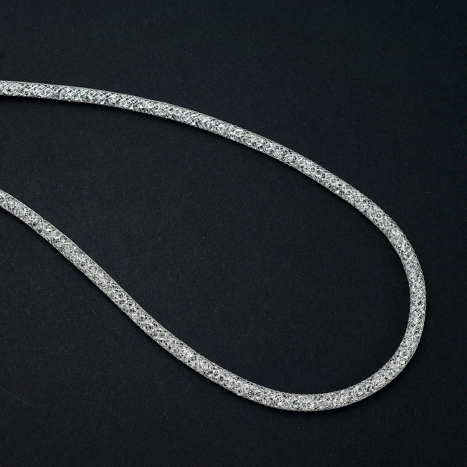 White Austrian Crystal Necklace (Size - 30-2 inch Ext.) 7668868 1