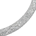 White Austrian Crystal Necklace (Size - 30-2 inch Ext.)