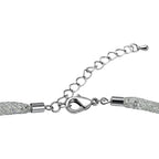 White Austrian Crystal Necklace (Size - 30-2 inch Ext.)