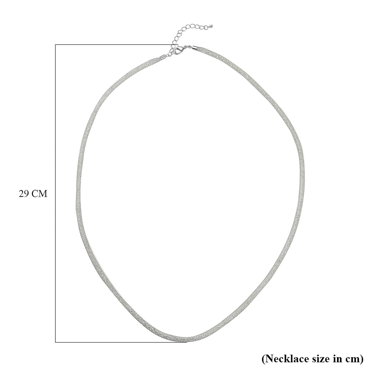 White Austrian Crystal Necklace (Size - 30-2 inch Ext.) 7668868 4