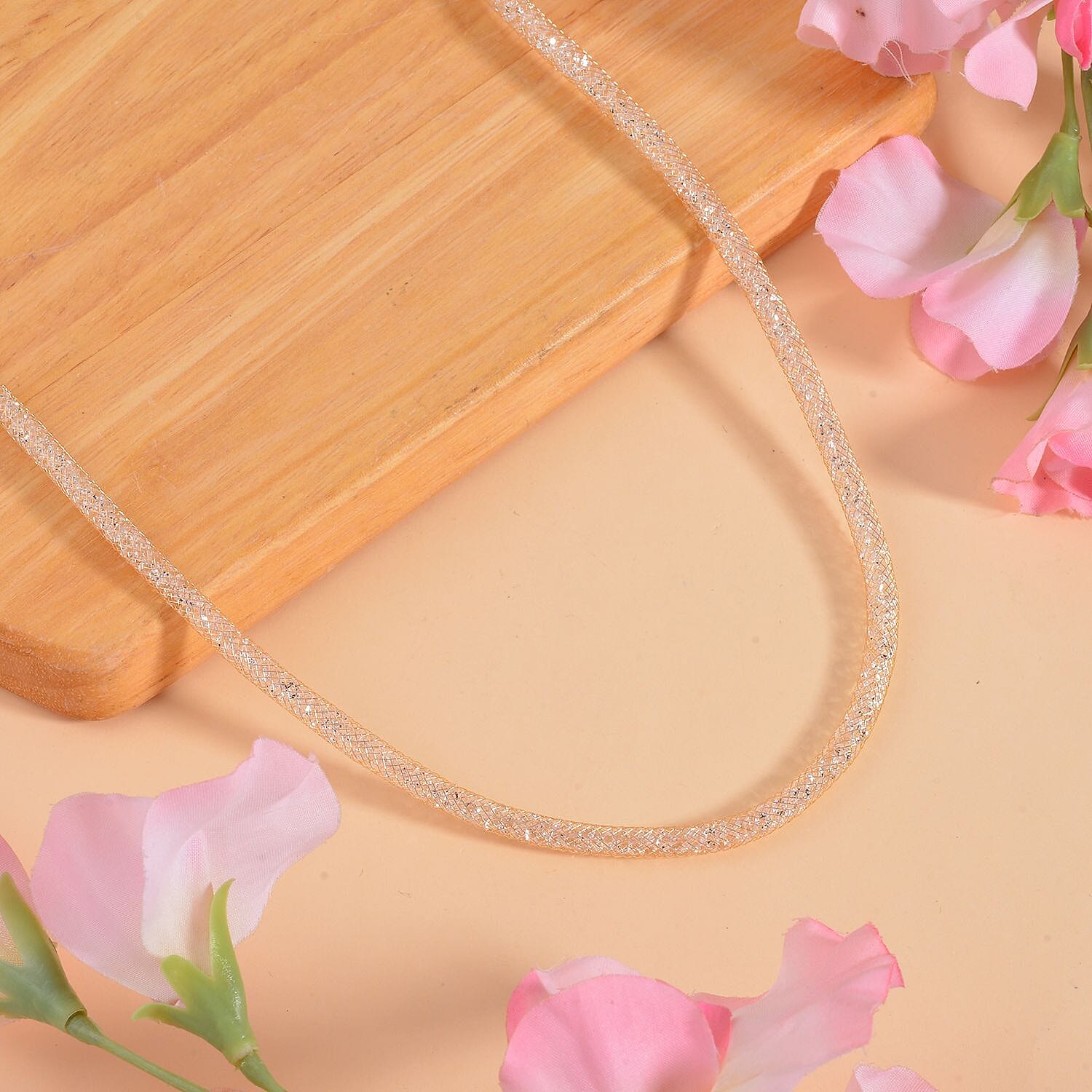 White Austrian Crystal Necklace (Size - 30-2 inch Ext.) 7668899 1