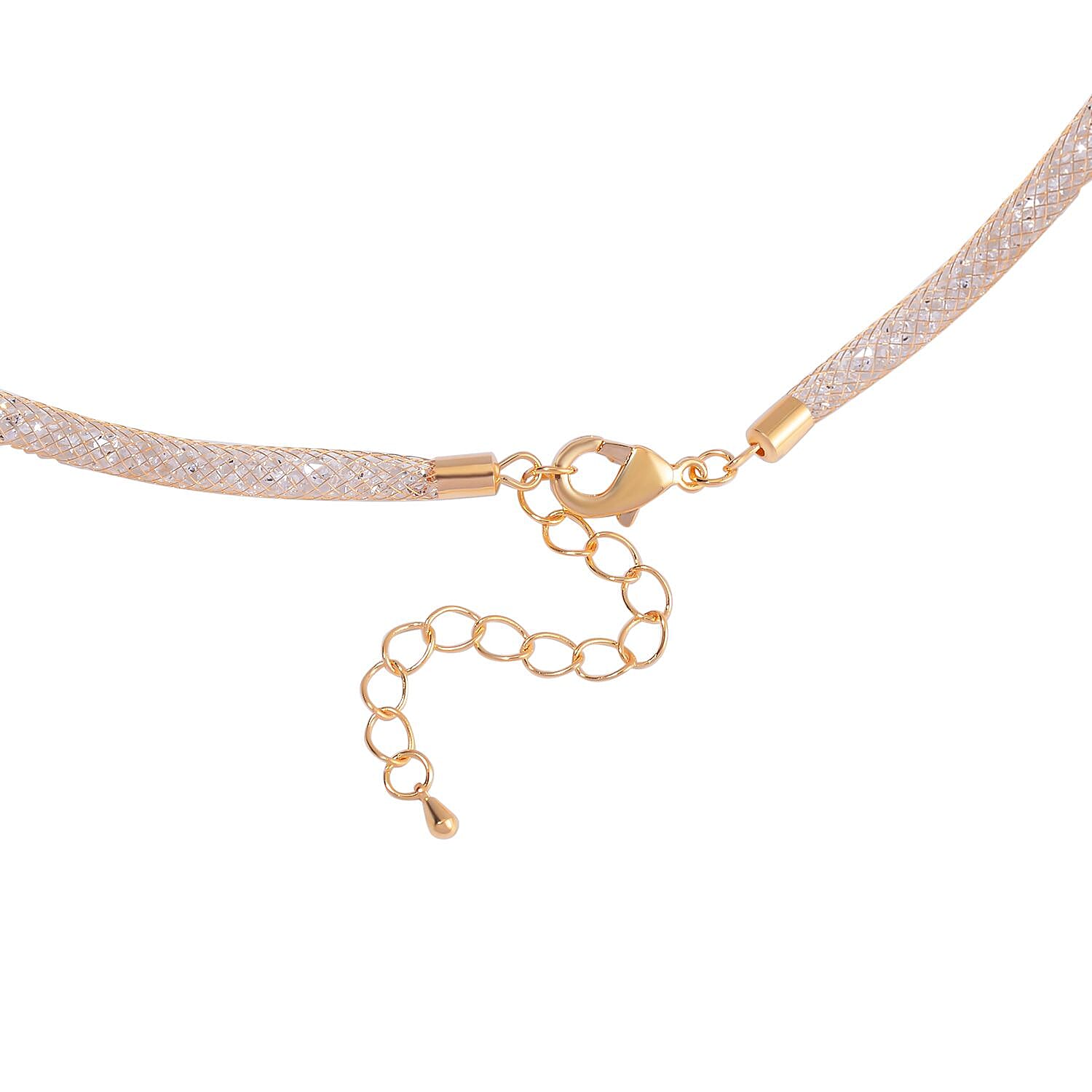 White Austrian Crystal Necklace (Size - 30-2 inch Ext.) 7668899 2