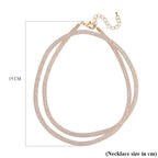 White Austrian Crystal Necklace (Size - 30-2 inch Ext.)