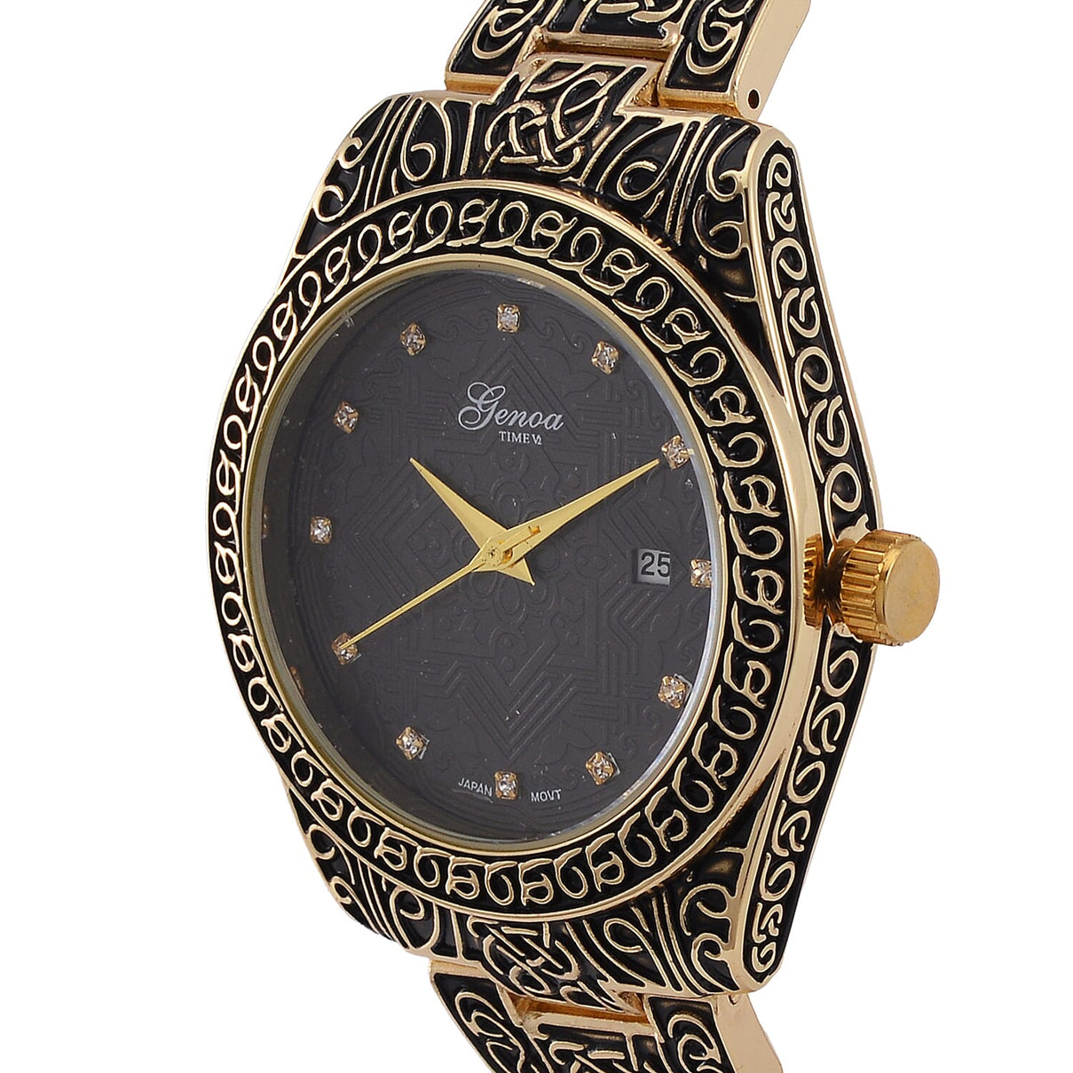 GENOA TIME V2 Womenâ€™s Carved Watch 7793709 3