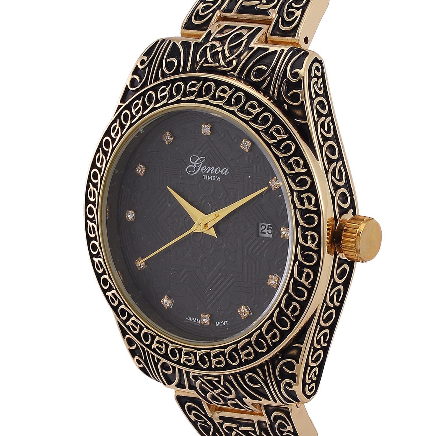 GENOA TIME V2 Womenâ€™s Carved Watch 7793709 3