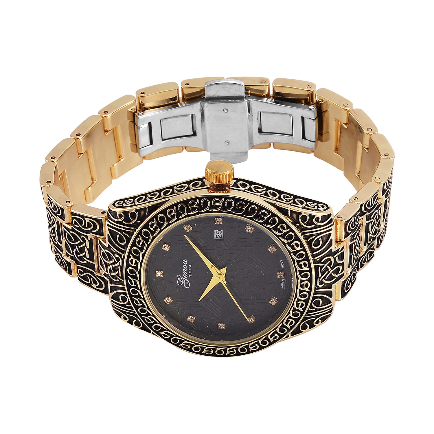 GENOA TIME V2 Womenâ€™s Carved Watch 7793709 4