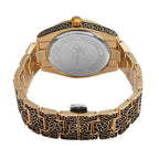 Carved Designer Inspired Limited Edition GENOA Watch - Gold