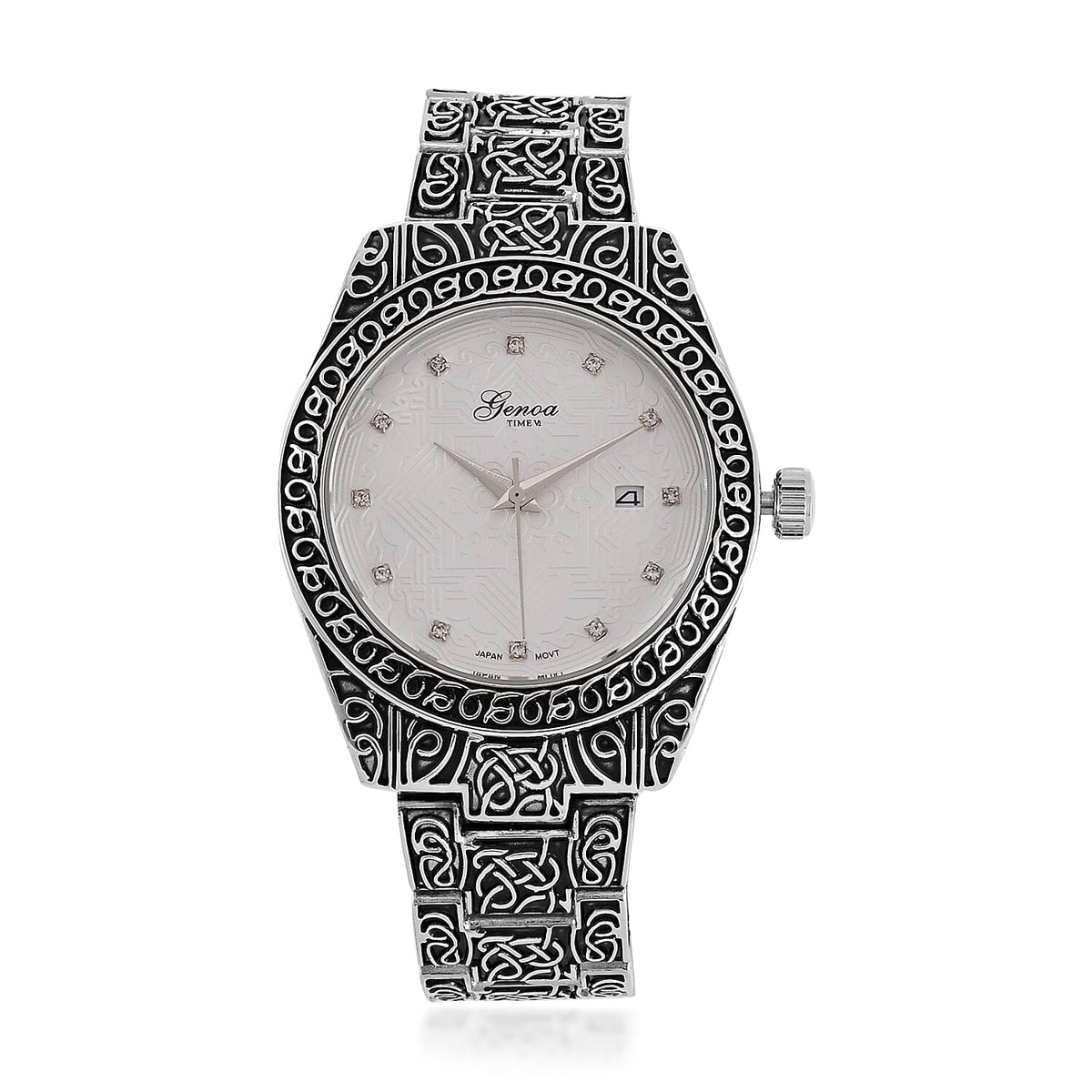 GENOA TIME V2 Womenâ€™s Carved Watch 7793711 0