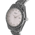 Carved Designer Inspired Limited Edition GENOA Watch - Steel