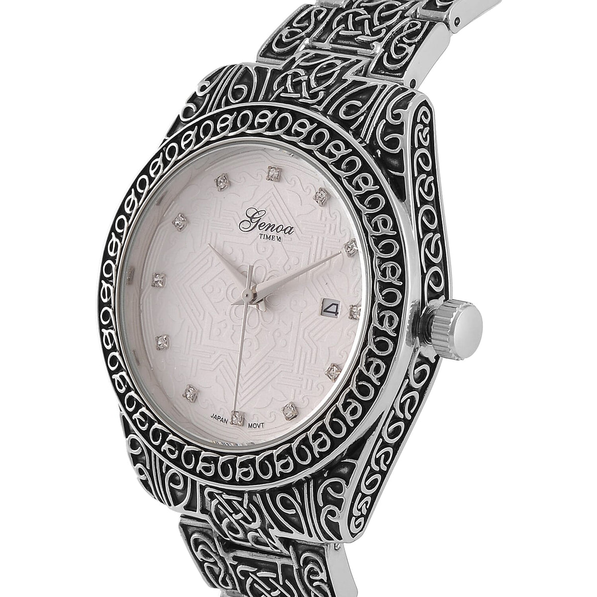 GENOA TIME V2 Womenâ€™s Carved Watch 7793711 3