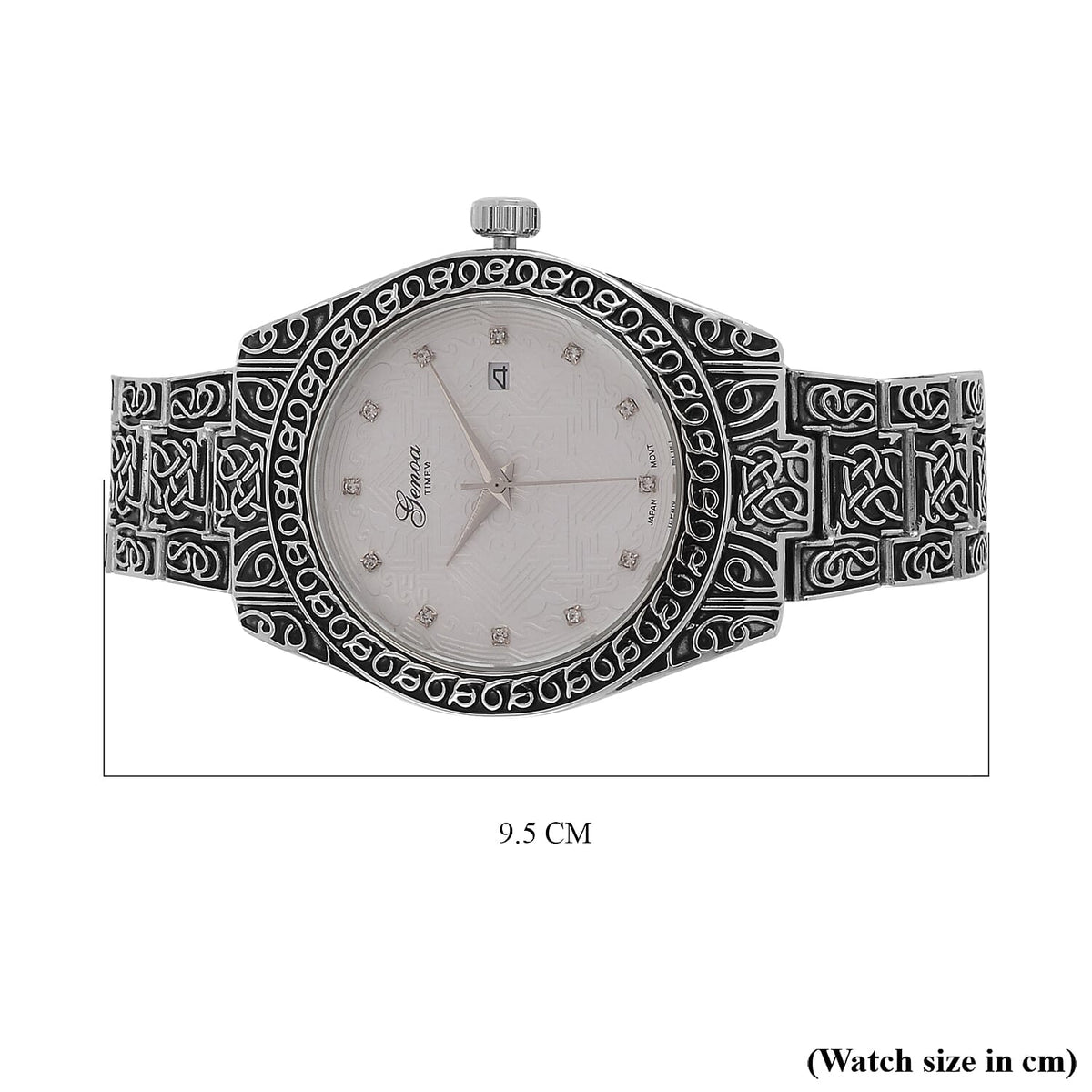 GENOA TIME V2 Womenâ€™s Carved Watch 7793711 7