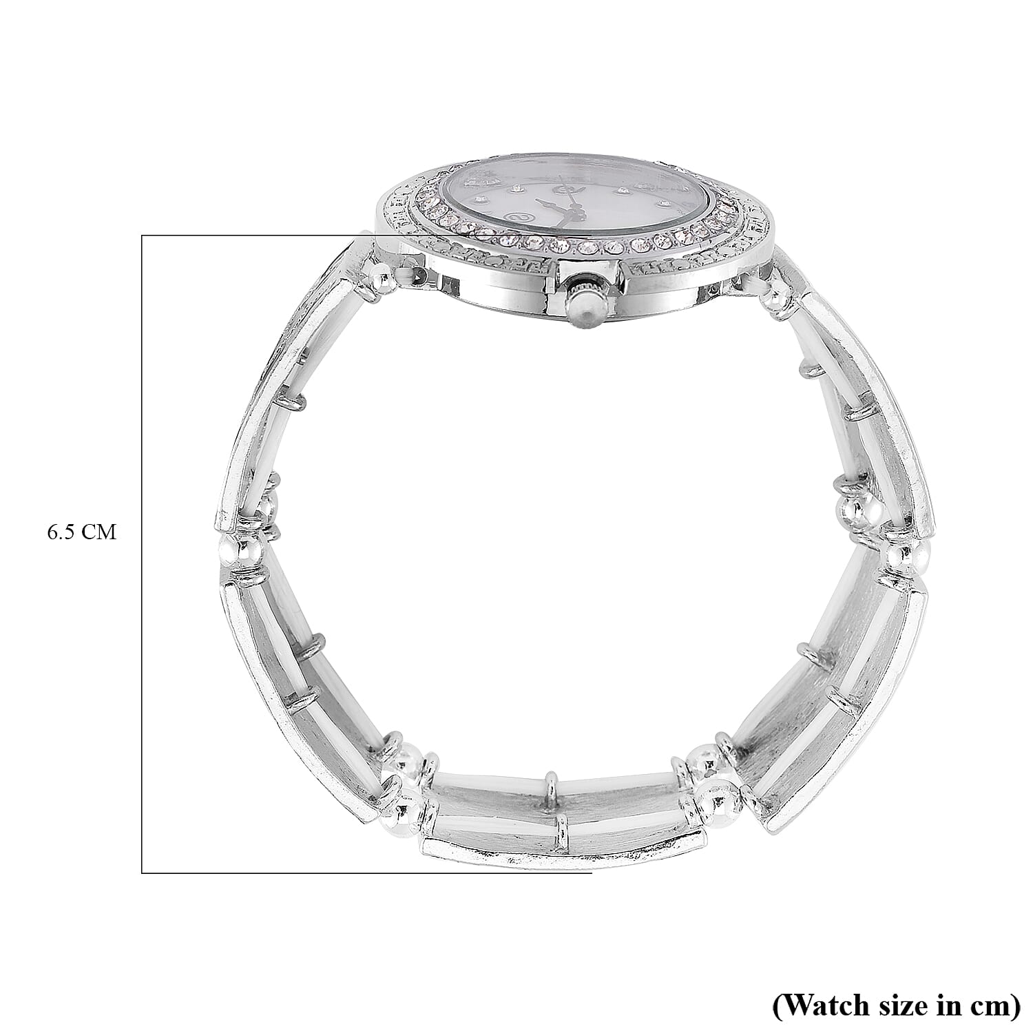 STRADA Crystal PC21S Japan Movement Bracelet Watch 7847619 7