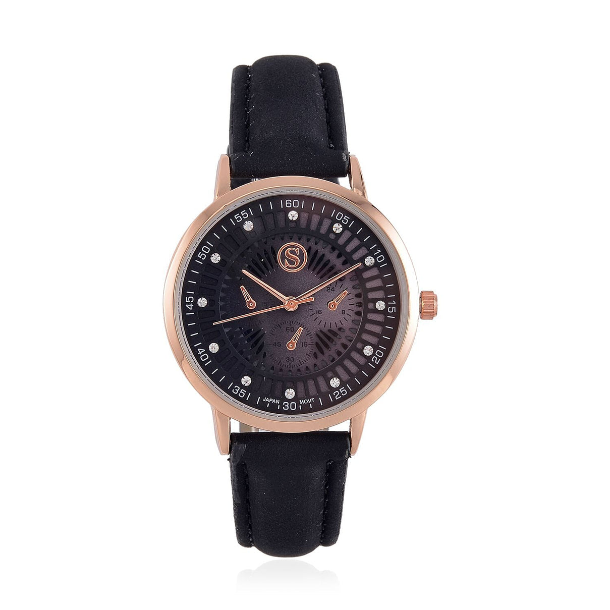STRADA Japanese Movement Watch Alloy Case, With Literal Dial and PU Strap 7562571 0