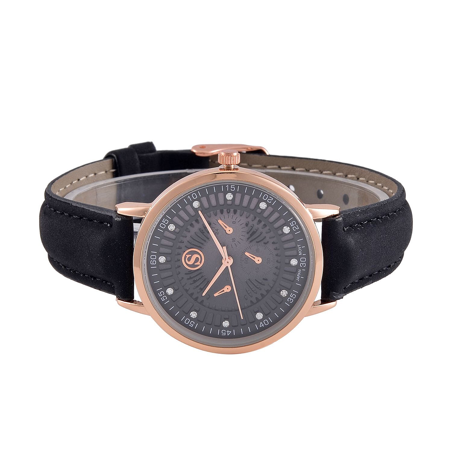 STRADA Japanese Movement Watch Alloy Case, With Literal Dial and PU Strap 7562571 4