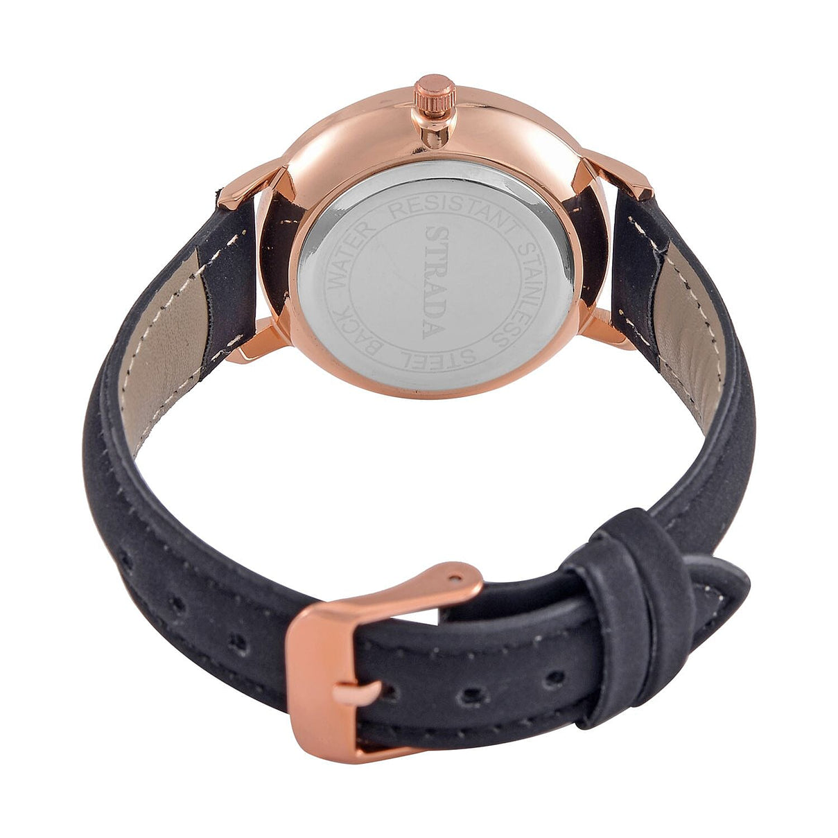 STRADA Japanese Movement Watch Alloy Case, With Literal Dial and PU Strap 7562571 6