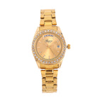 White Crystal  Watch Pure White Stainless Steel  0.01 ct  0.010  Ct.