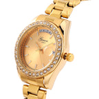 White Crystal  Watch Pure White Stainless Steel  0.01 ct  0.010  Ct.