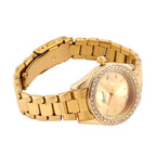 White Crystal  Watch Pure White Stainless Steel  0.01 ct  0.010  Ct.