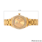 White Crystal  Watch Pure White Stainless Steel  0.01 ct  0.010  Ct.