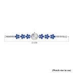 Strada Enamel-Detail Watch with Japanese Movement - Water Resistant (Blue)