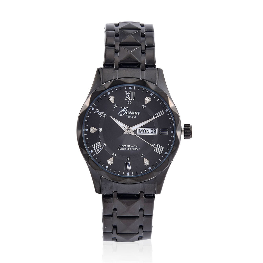 White Crystal  Watch Pure White Stainless Steel  0.05 ct  0.050  Ct.