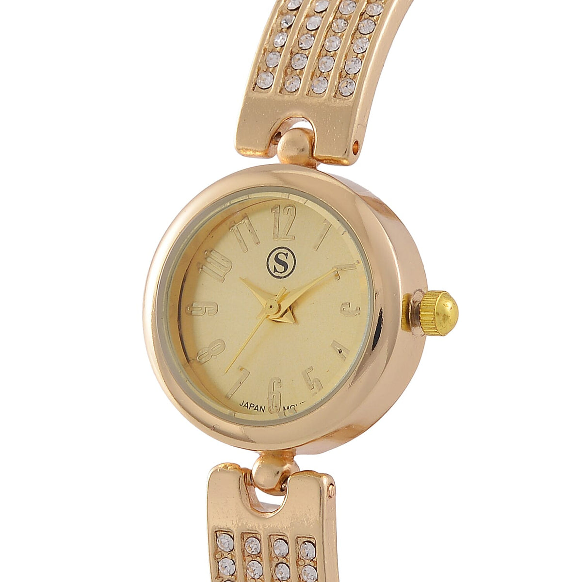 STRADA PC21S Japanese Movement Crystal Bracelet Watch 7858803 4