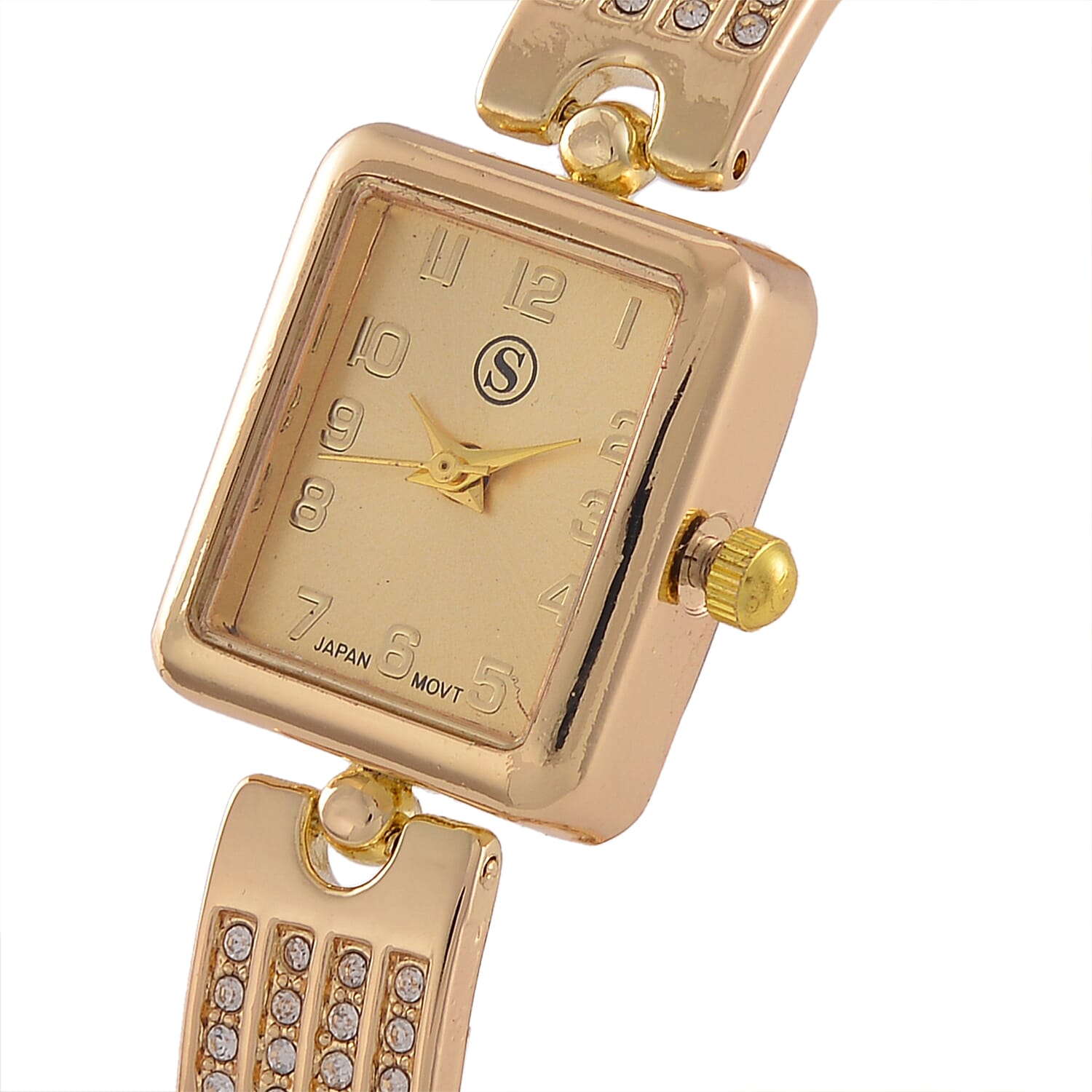 STRADA PC21S Japanese Movement Crystal Bracelet Watch 7858809 2