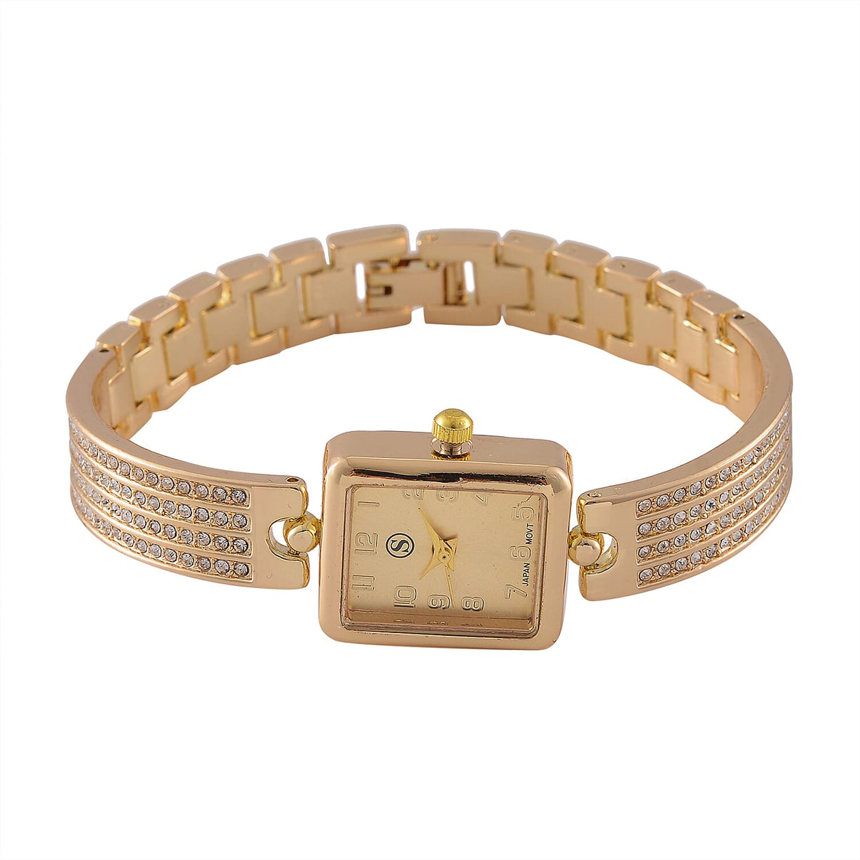 STRADA PC21S Japanese Movement Crystal Bracelet Watch 7858809 3