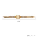 STRADA, PC21S Japanese Movement Stainless Steel Watch with Studded Crystal 2.000  Ct.