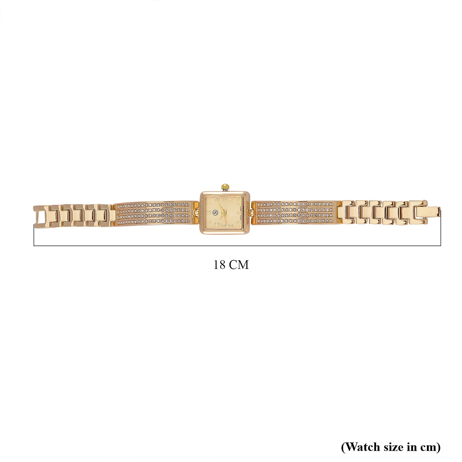 STRADA PC21S Japanese Movement Crystal Bracelet Watch 7858809 6