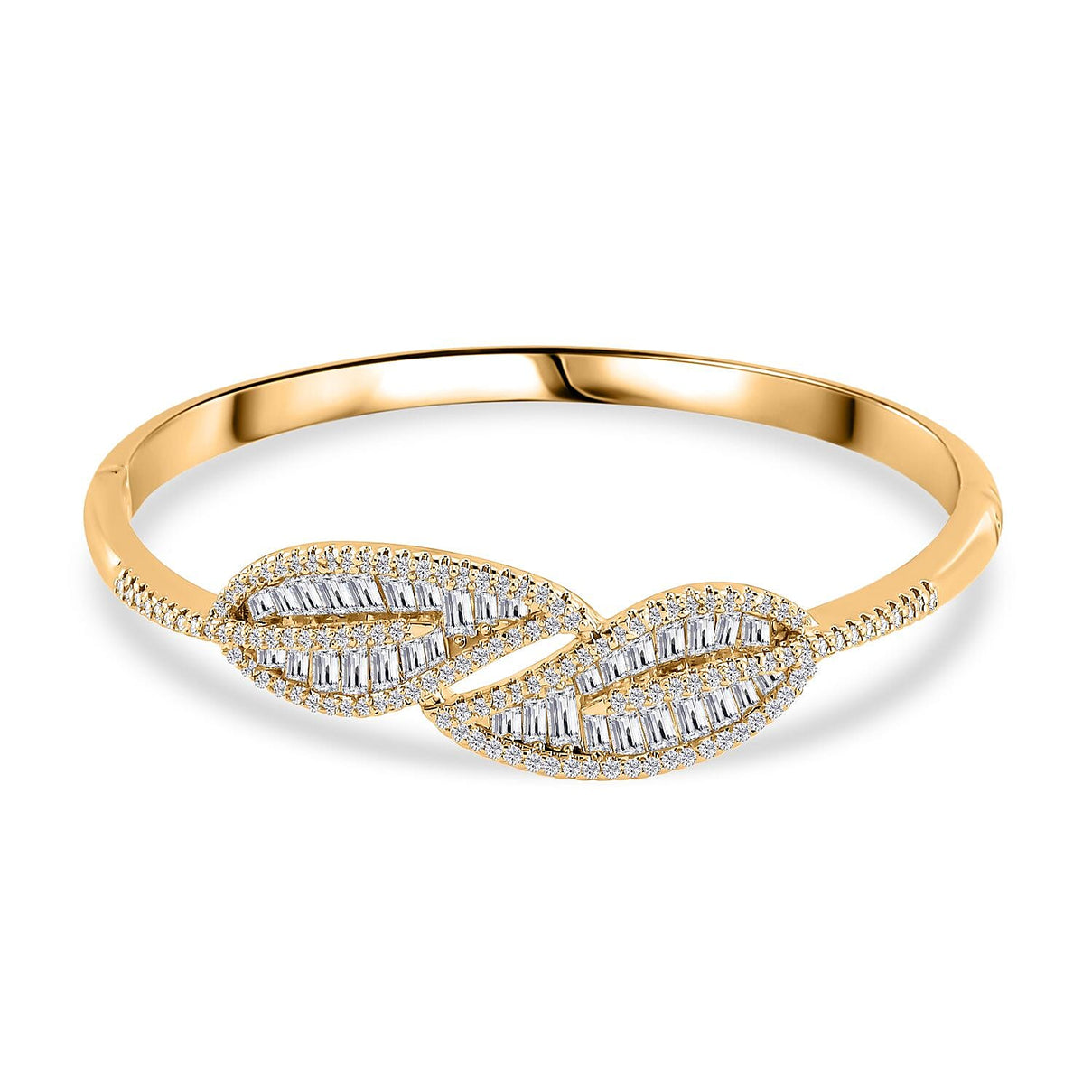 White Cubic Zirconia Bangle (Size 7.5) 5.00 Ct. 7856853 0