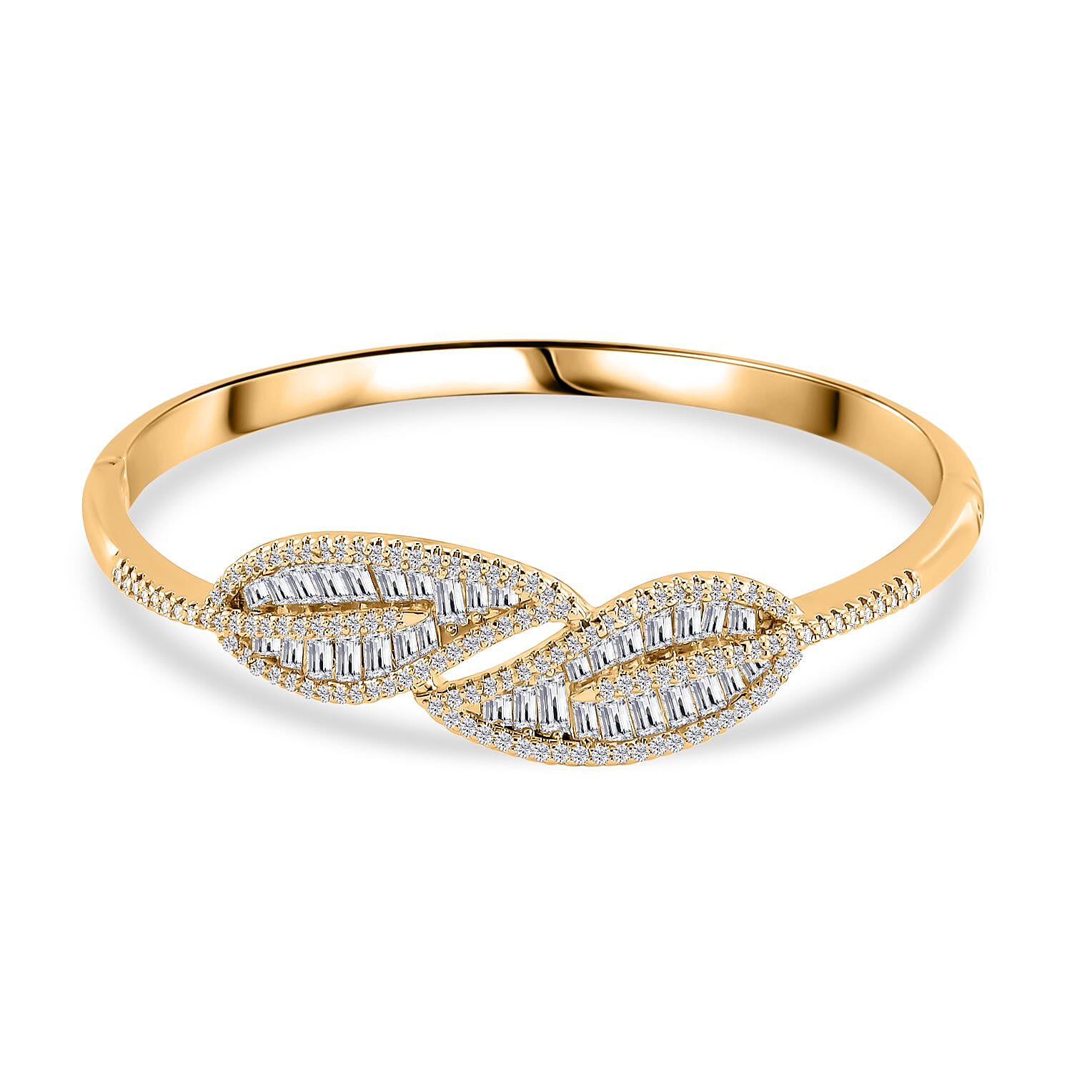 White Cubic Zirconia Bangle (Size 7.5) 5.00 Ct. 7856853 0