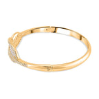 White Cubic Zirconia Bangle (Size 7.5) 5.00 Ct.