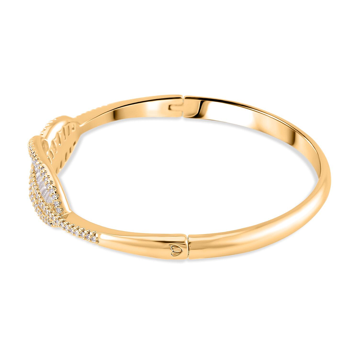 White Cubic Zirconia Bangle (Size 7.5) 5.00 Ct. 7856853 3
