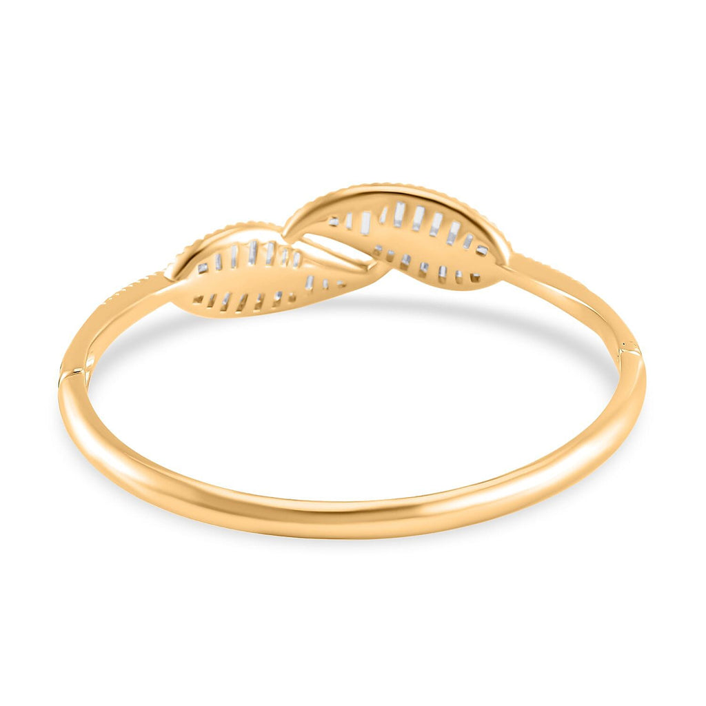 White Cubic Zirconia Bangle (Size 7.5) 5.00 Ct.