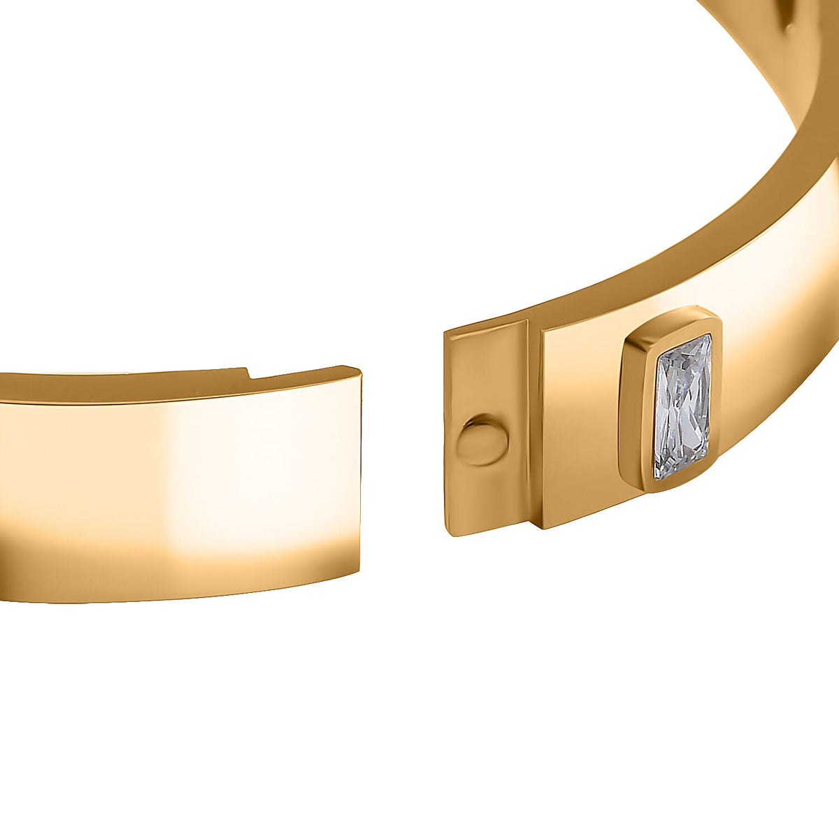 Cubic Zirconia Bangle (Size 7.5) - Yellow 7855492 6
