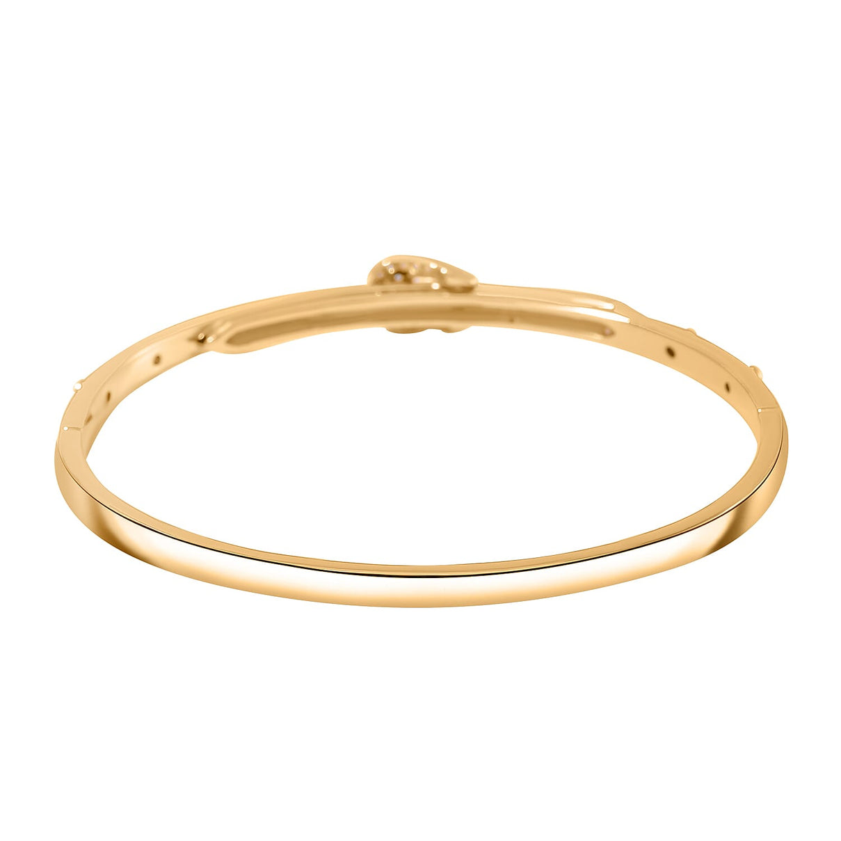 Designer Inspired - Cubic Zirconia Buckle Bangle in Size 7.5 7841941 4