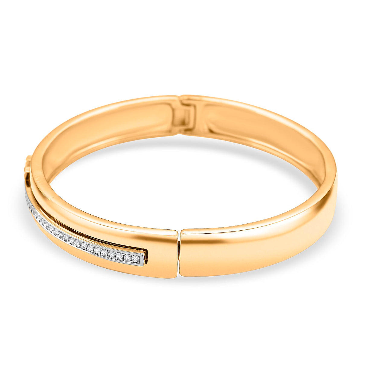 White Cubic Zirconia Bangle (Size - 7) 1.20 Ct. 8192607 3