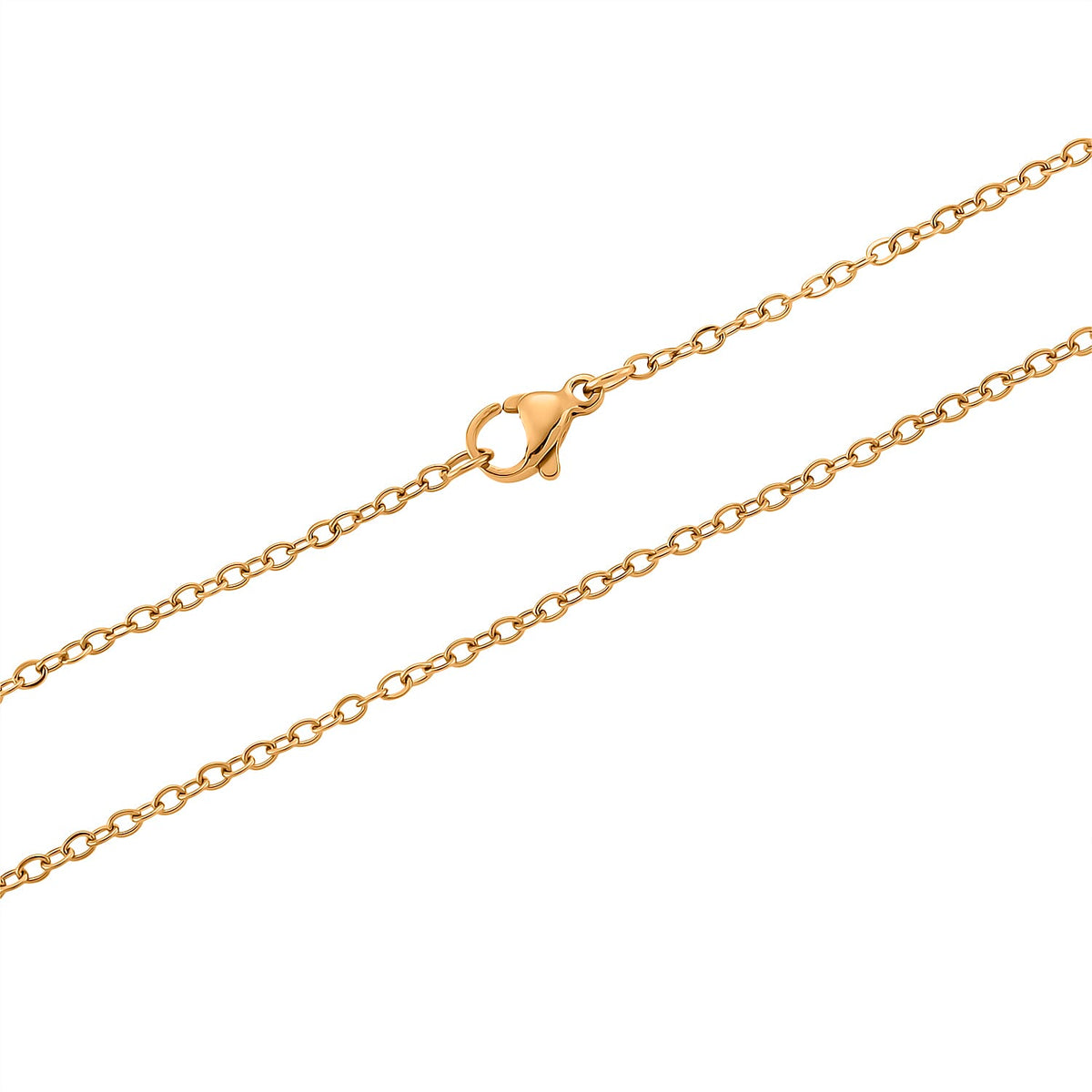 Designer Inspired - Cubic Zirconia Teddy Bear Pendant with Chain (Size 20) in Yellow Gold Tone - White V32513013 5