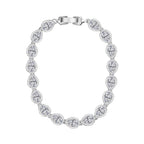 Lustro Stella - White Cubic Zirconia Tennis Bracelet (Size - 7.5)