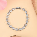 Lustro Stella - White Cubic Zirconia Tennis Bracelet (Size - 7.5)