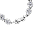 Lustro Stella - White Cubic Zirconia Tennis Bracelet (Size - 7.5)