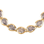 Lustro Stellal- White Cubic Zirconia  Bracelet (Size - 7.5)