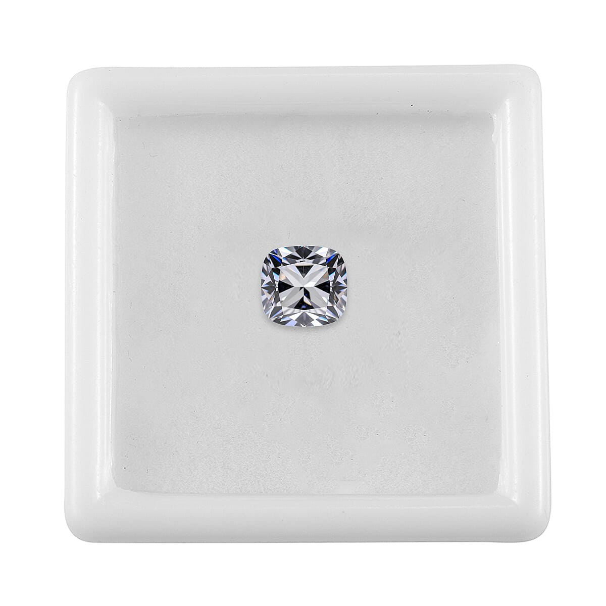 1.43 Ct. White Cubic Zirconia Loose Gemstone in Cushion Shape (6x6 mm) 8071345 3