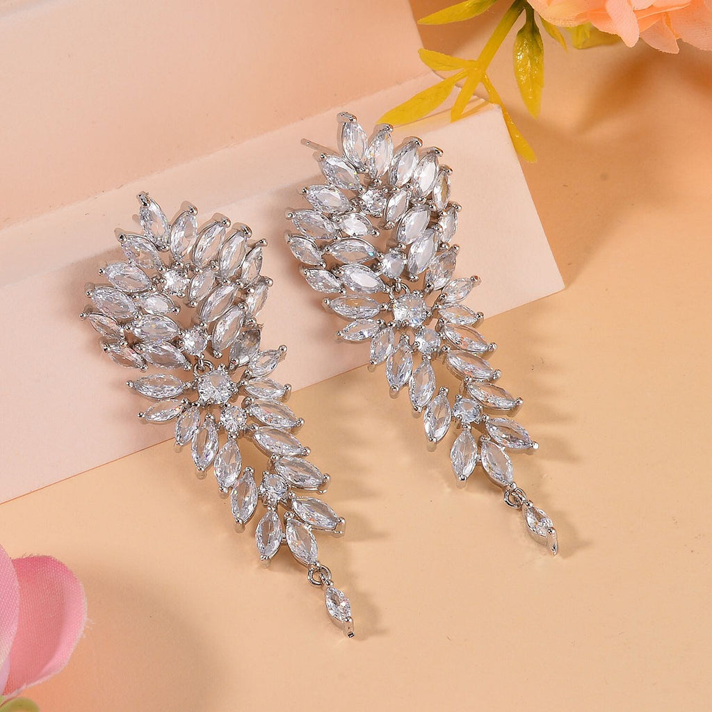 Cubic Zirconia Dangle Earrings