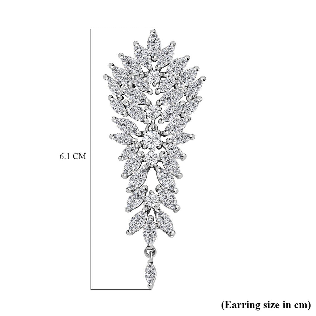 Cubic Zirconia Dangle Earrings