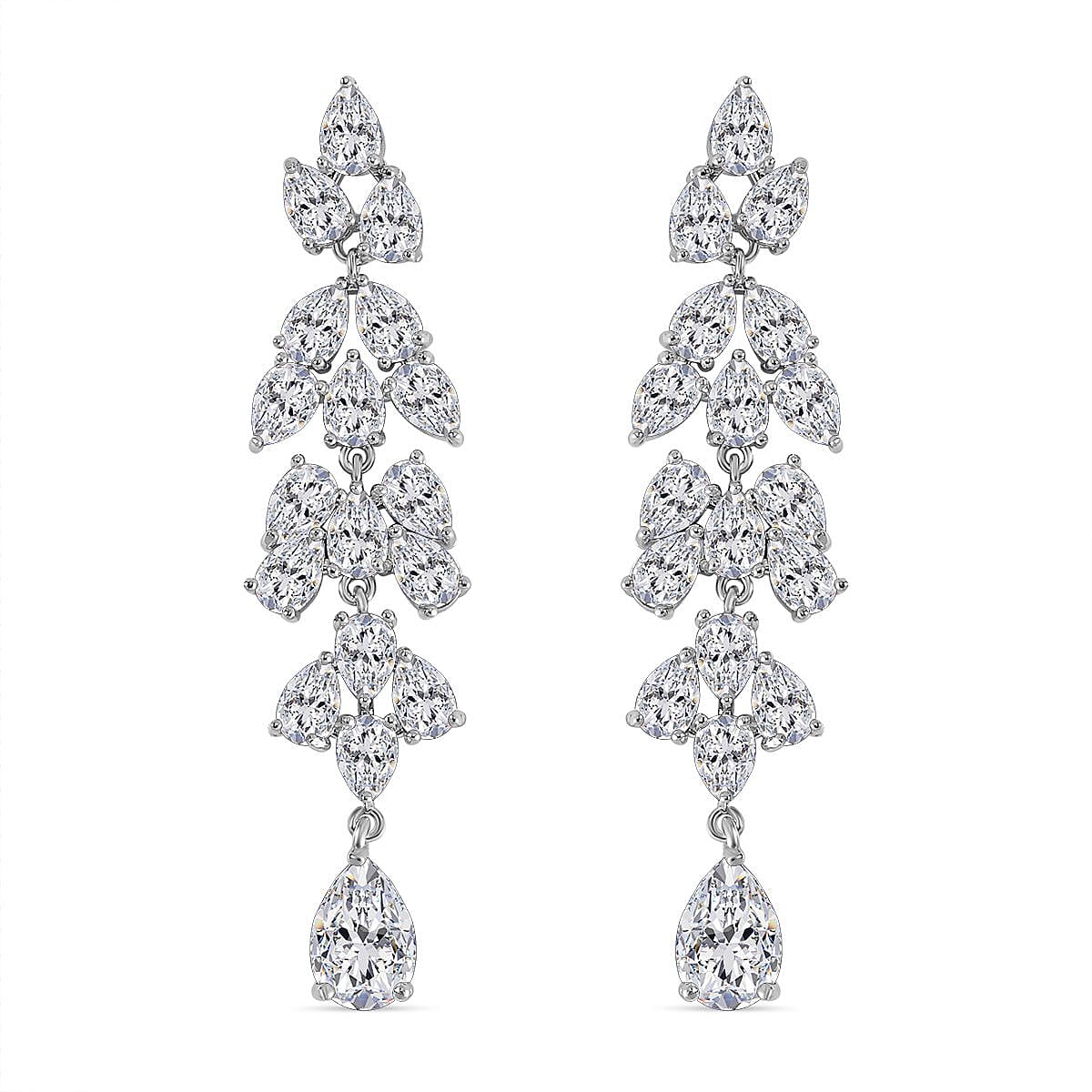 Cubic Zirconia Dangle Earrings 7668260 0