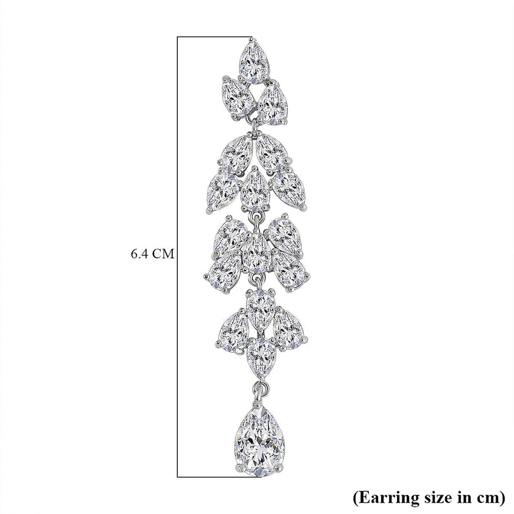 Cubic Zirconia Dangle Earrings
